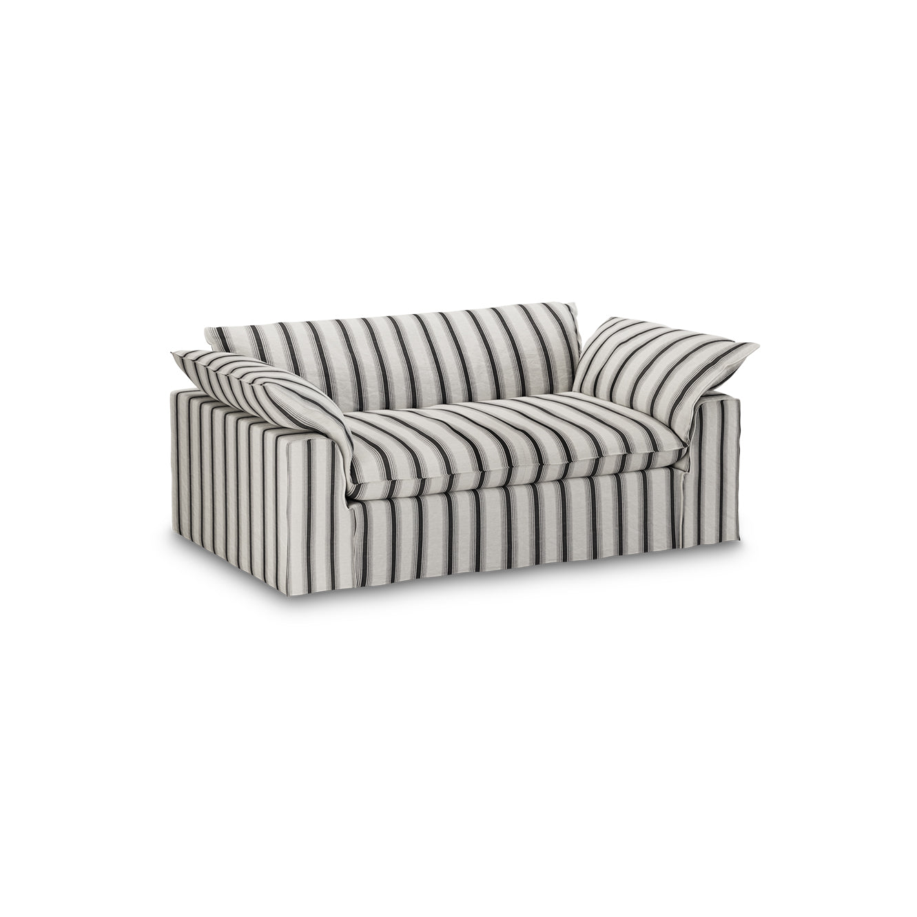 HKliving Nomad bank 204 cm Rocco Chalkstripe