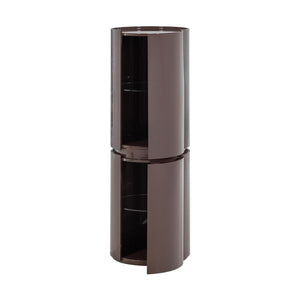 WOOOD Sera kast rond Ø45x135 cm Donkerbruin