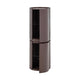 WOOOD Sera kast rond Ø45x135 cm Donkerbruin