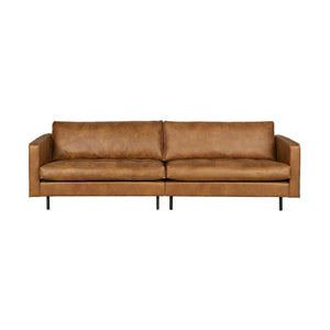WOOOD Rodeo Classic 3-zits bank eco-leer Cognac