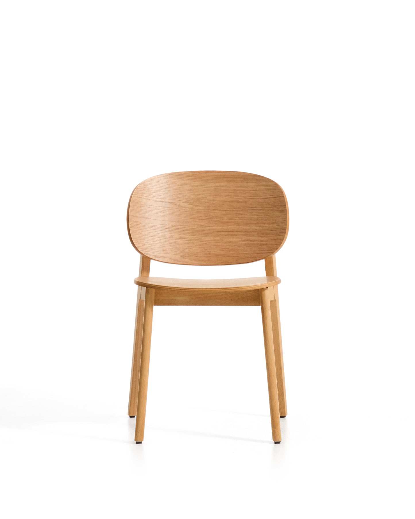 Kave Home Ludara eetkamerstoel eikenhout Beige