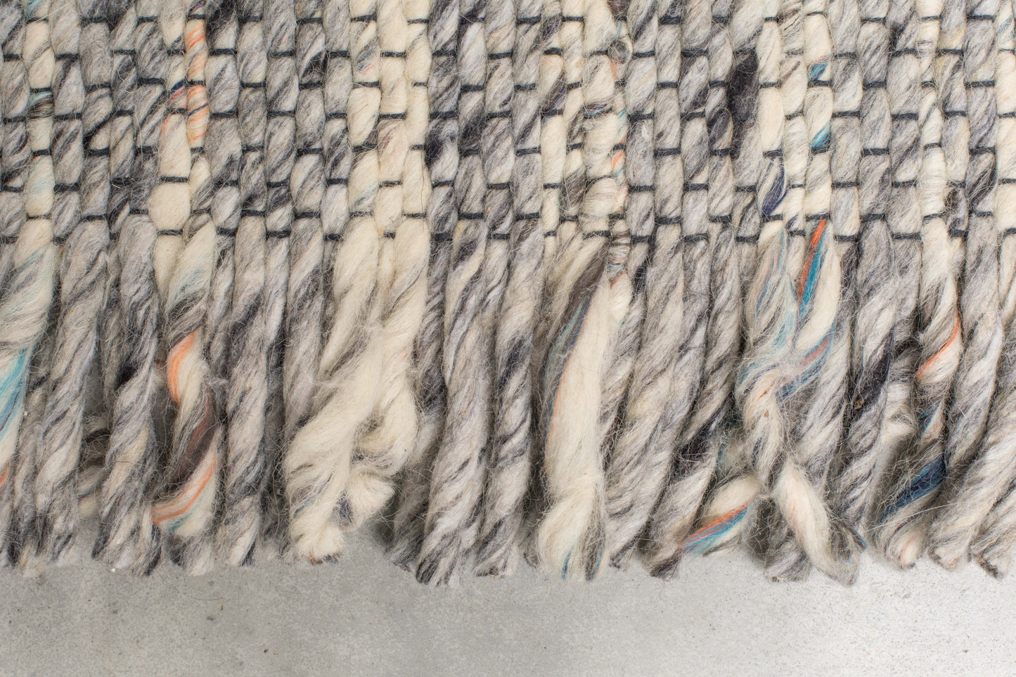 Zuiver Frills vloerkleed 170x240 cm Grey/Blue