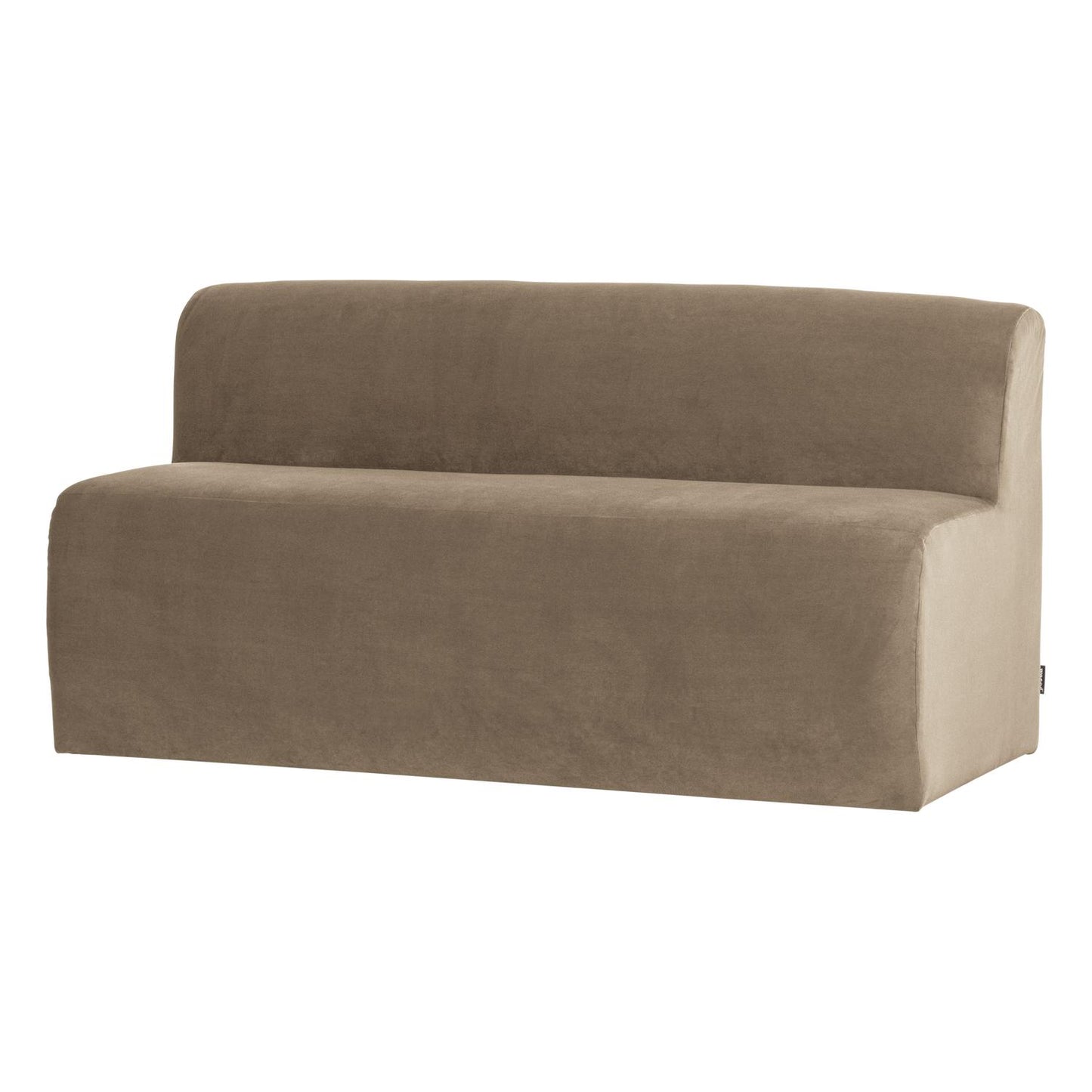 WOOOD Mojo Base eetkamerbank 164 cm velvet Khaki