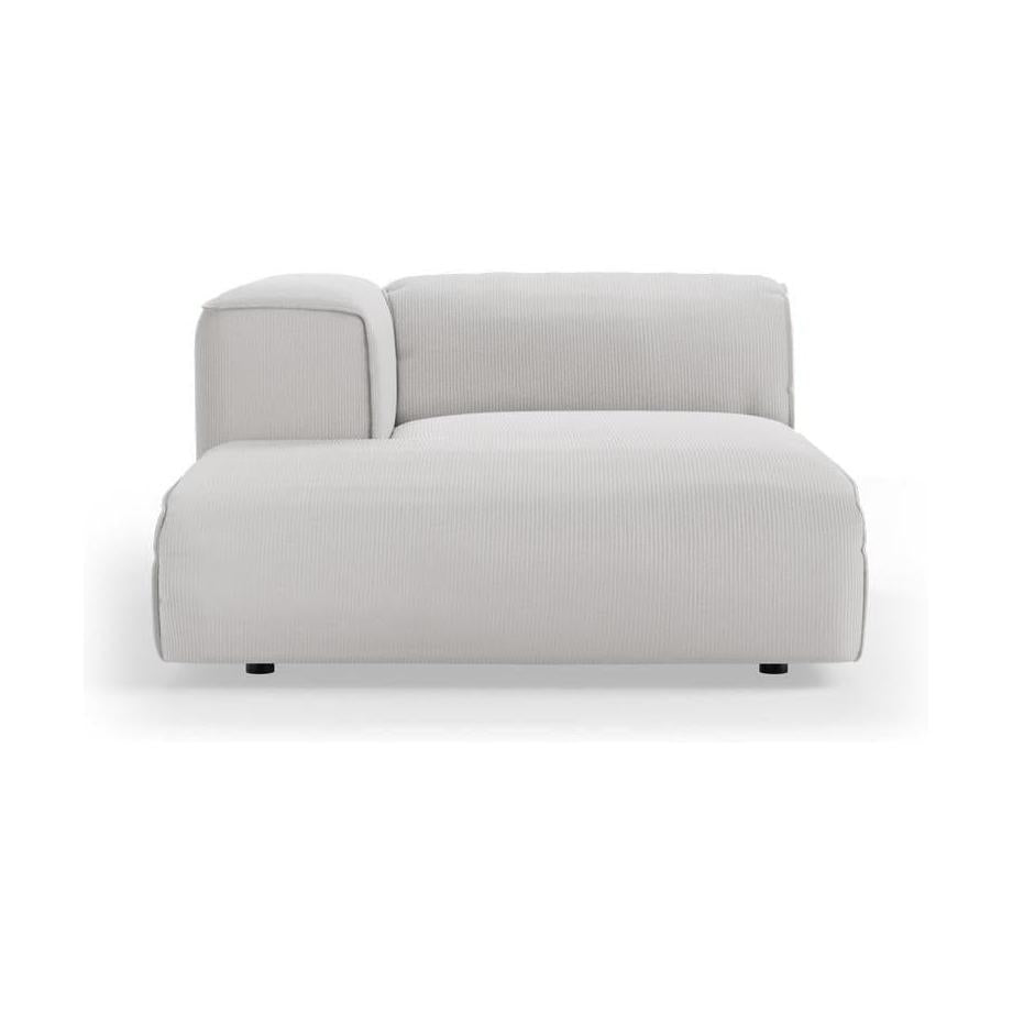 HKliving Flake bank left divan Corduroy Rib Cream