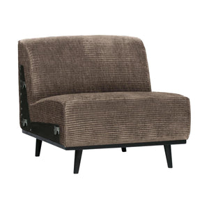 WOOOD Statement 1-zits element Ribstof Taupe