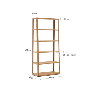 Kave Home Maymai kast 90x193 cm naturel eiken