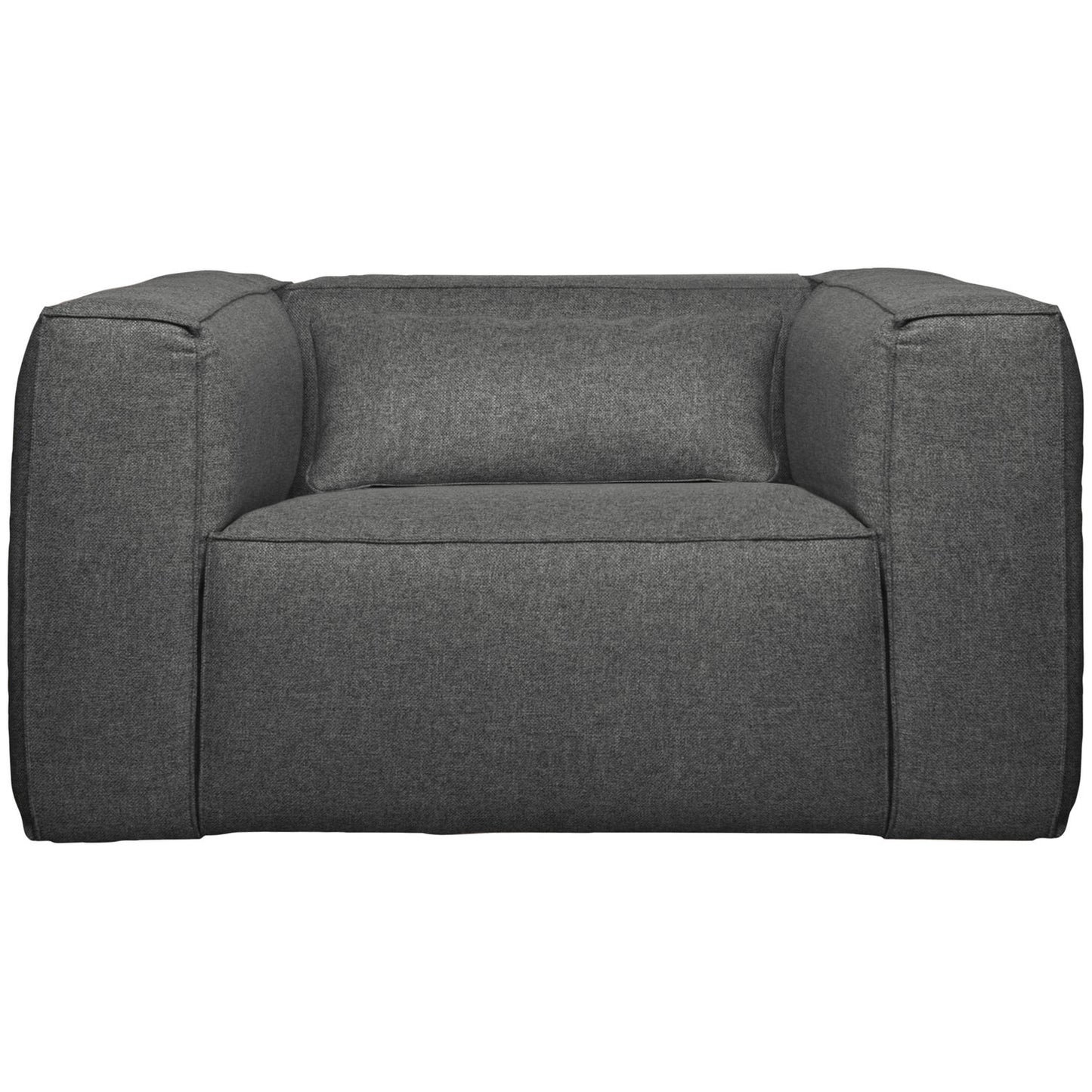 WOOOD Bean fauteuil incl. kussen Middengrijs Gemeleerd