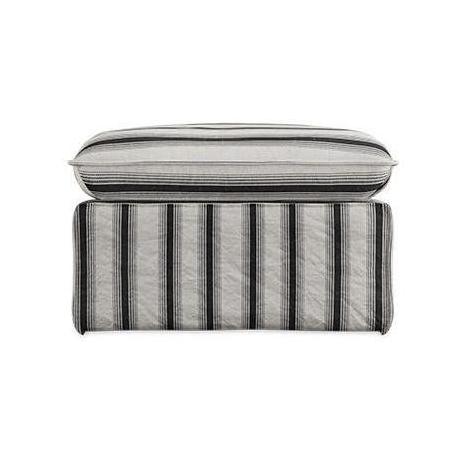HKliving Nomad hocker Rocco Chalkstripe
