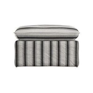 HKliving Nomad hocker Rocco Chalkstripe