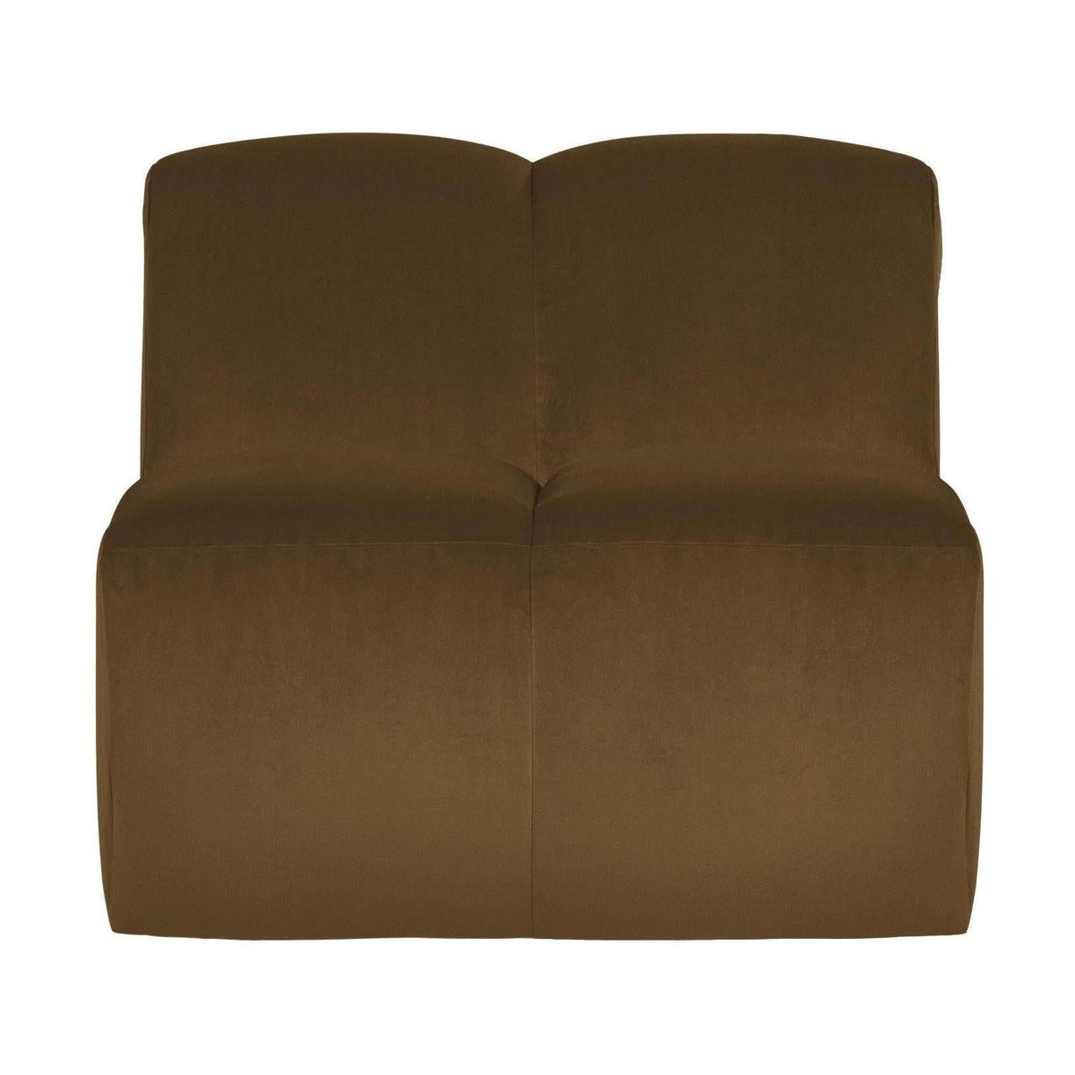WOOOD Mojo Base 1-zits bank velvet Honinggeel