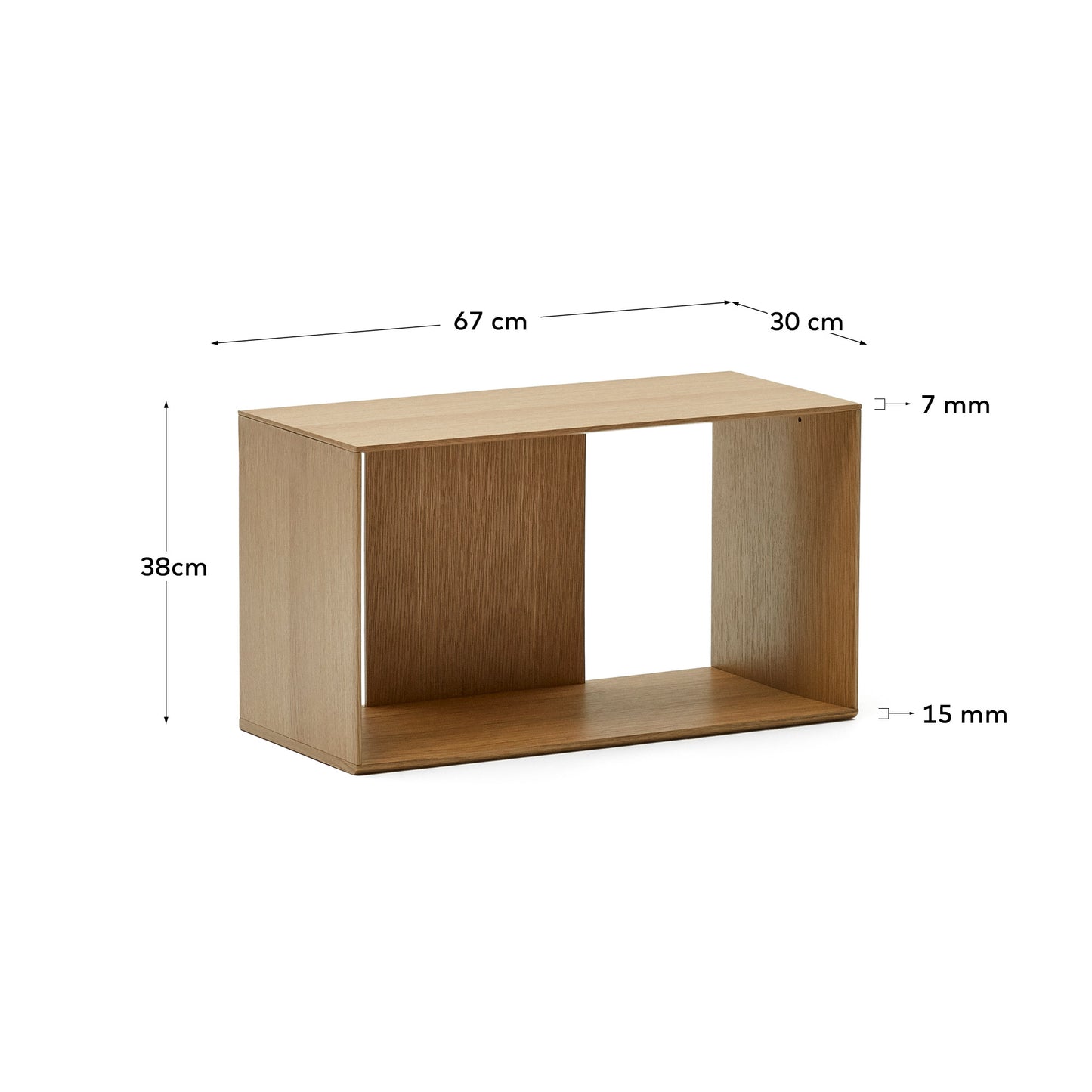 Kave Home Litto modulaire kast 168x114 cm fineer Naturel