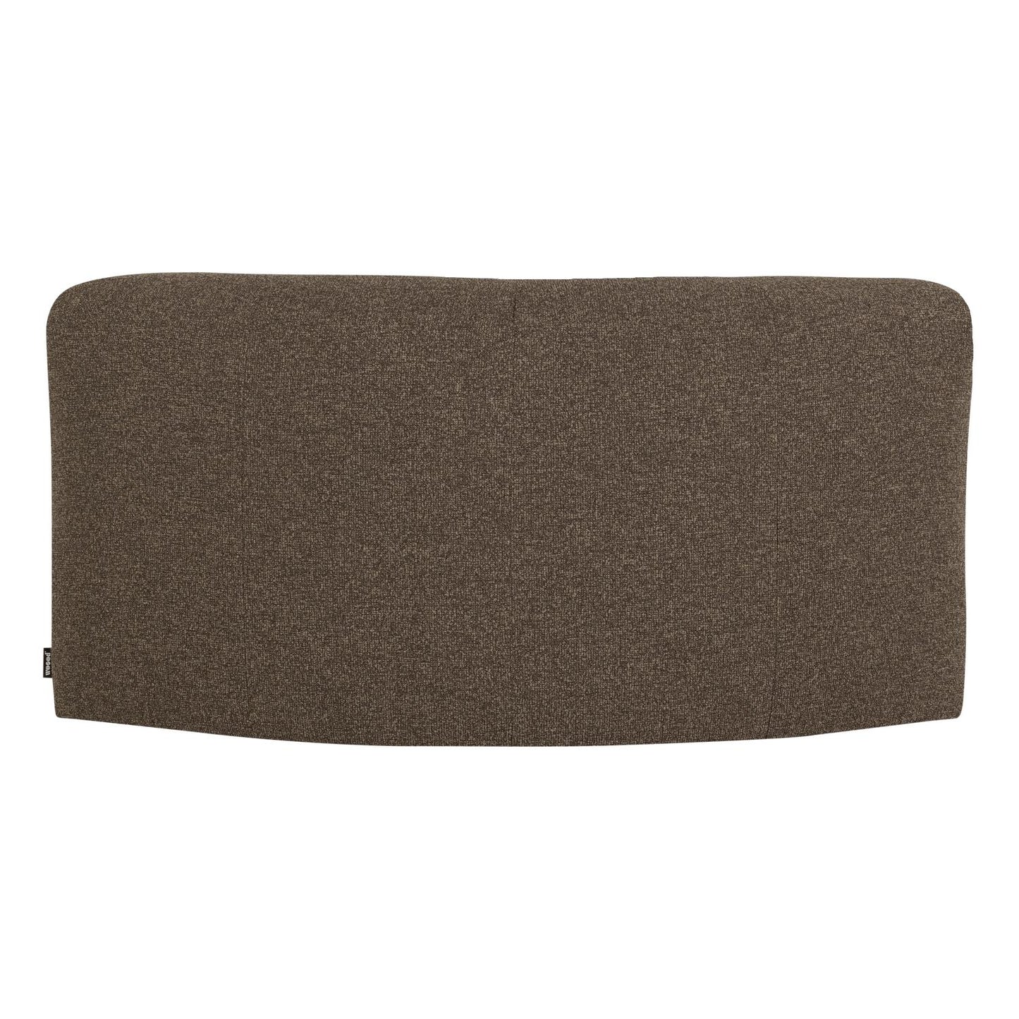 WOOOD Mojo Base bank hoekelement rond bouclé Bruin Melange