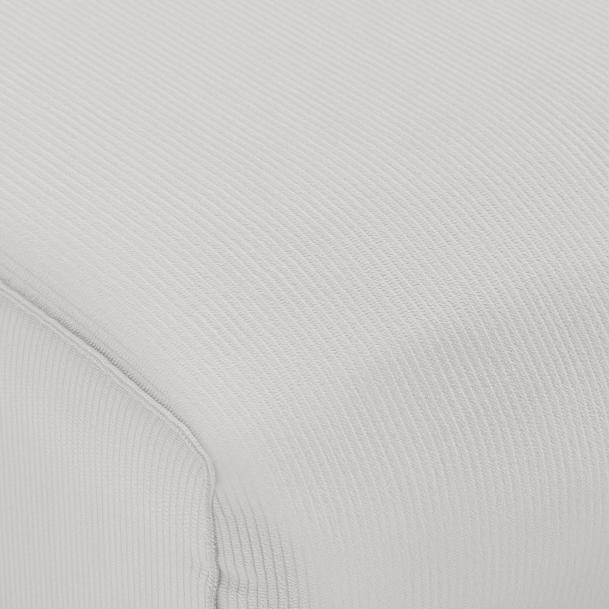 HKliving Flake hocker Corduroy Rib Cream