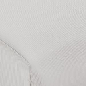 HKliving Flake hocker Corduroy Rib Cream