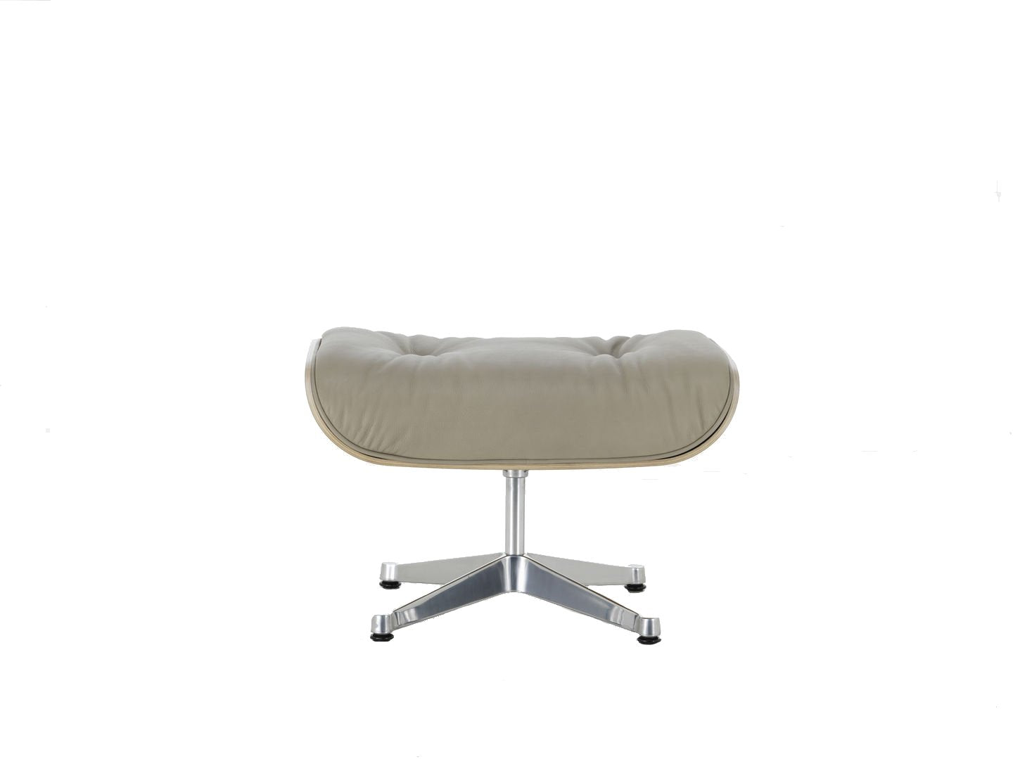 Vitra Eames Loungechair met ottoman Natural Leder Dark Sand kersenhout naturel