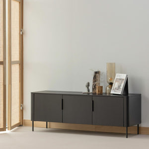 WOOOD Gunnar tv-meubel 154 cm Matzwart