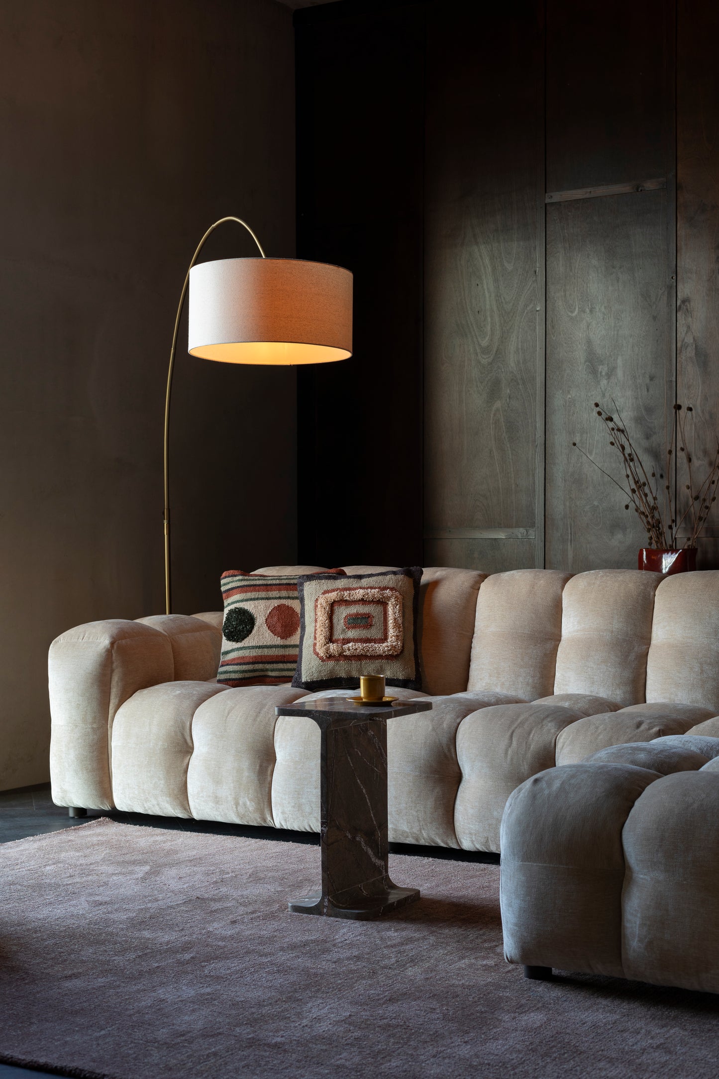 Dutchbone Hackman Seater bank Beige