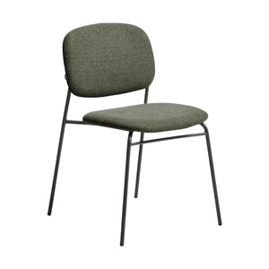 Kave Home Meli eetkamerstoel chenille Green