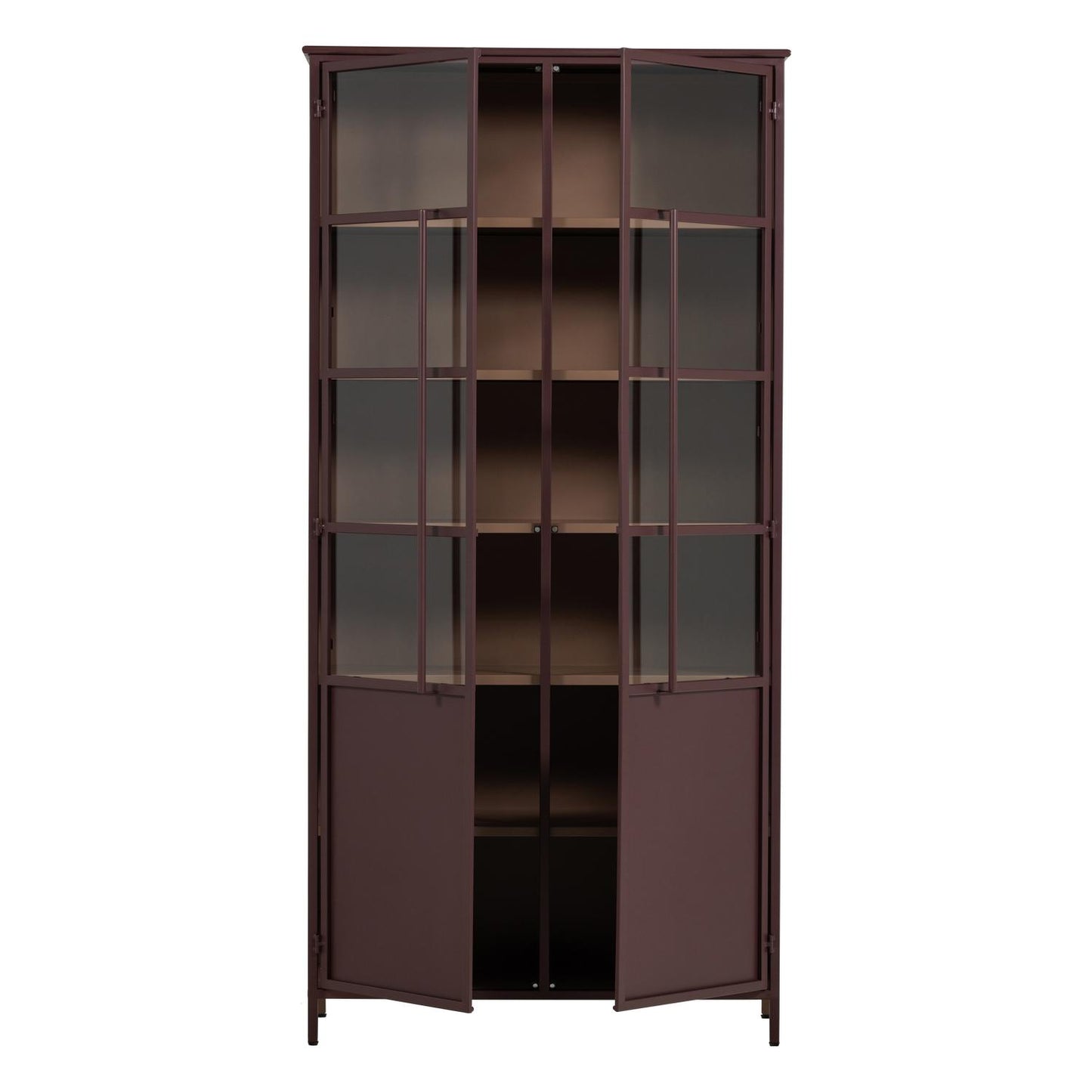 WOOOD Exhibit vitrinekast XL 2-deurs Bordeaux