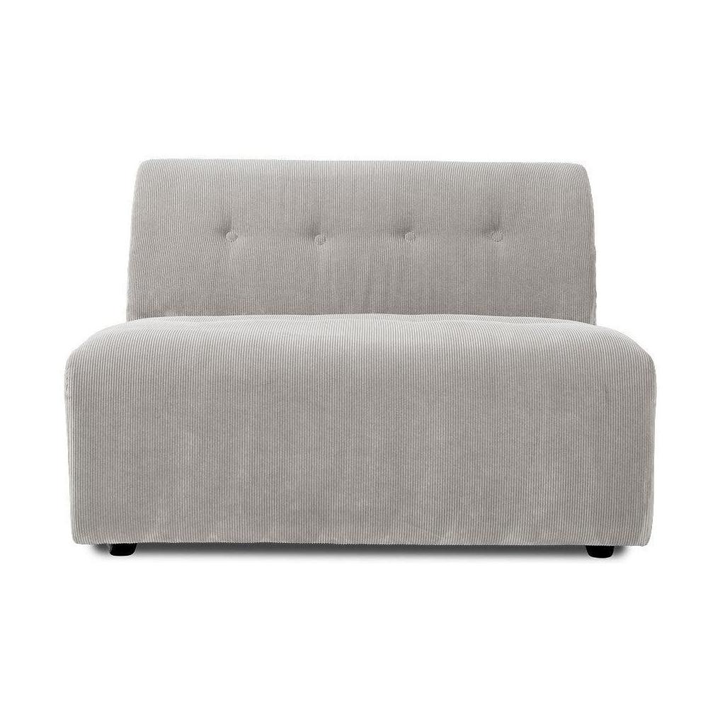 HKliving Vint 1,5-zits bank middle Corduroy Rib Cream