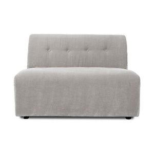 HKliving Vint 1,5-zits bank middle Corduroy Rib Cream