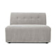 HKliving Vint 1,5-zits bank middle Corduroy Rib Cream