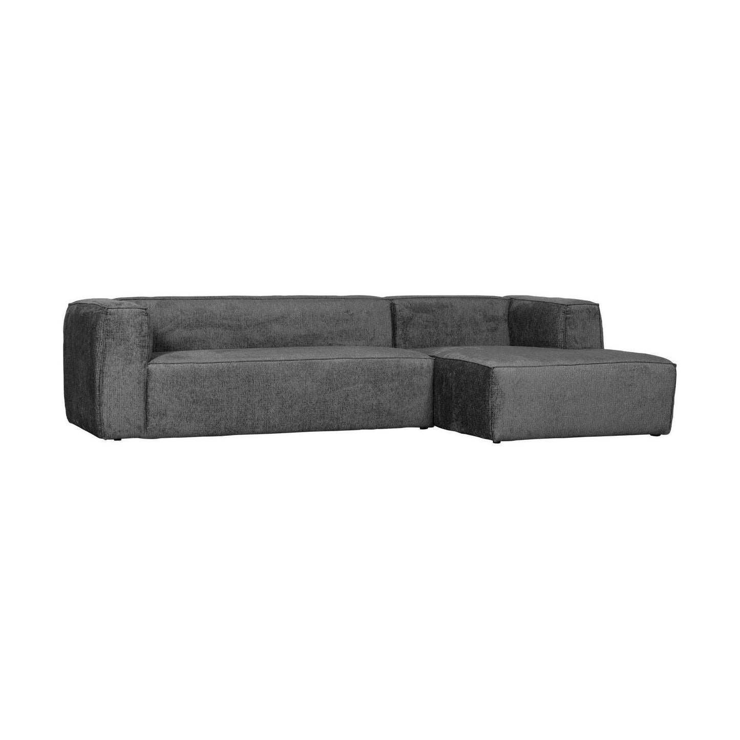 WOOOD Bean hoekbank rechts Structure Velvet Cloud Sky
