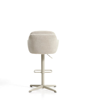 Kave Home Lexa verstelbare barkruk Beige