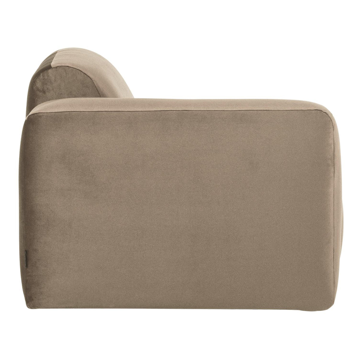 WOOOD Mojo Base 1-zits bank arm links velvet Khaki