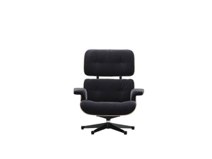 Vitra Eames Loungechair met ottoman Calma 08 Anthracite palisander
