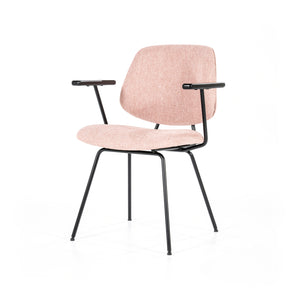 Eleonora Lynn eetkamerstoel met arm Roze