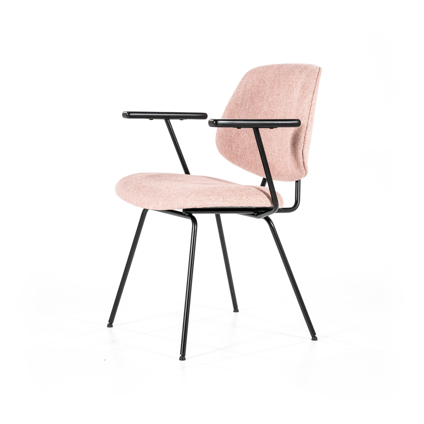 Eleonora Lynn eetkamerstoel met arm Roze