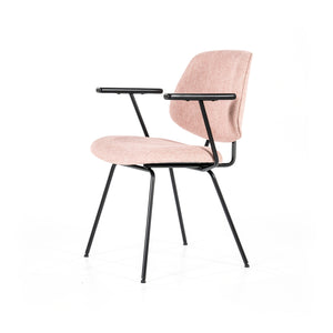Eleonora Lynn eetkamerstoel met arm Roze