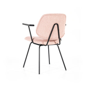 Eleonora Lynn eetkamerstoel met arm Roze