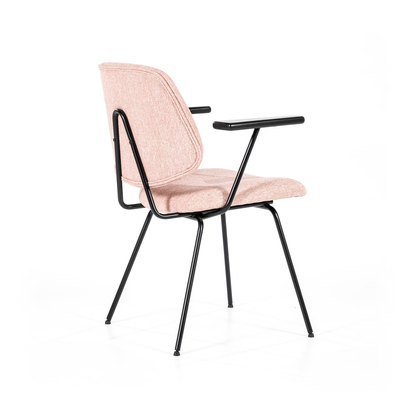 Eleonora Lynn eetkamerstoel met arm Roze