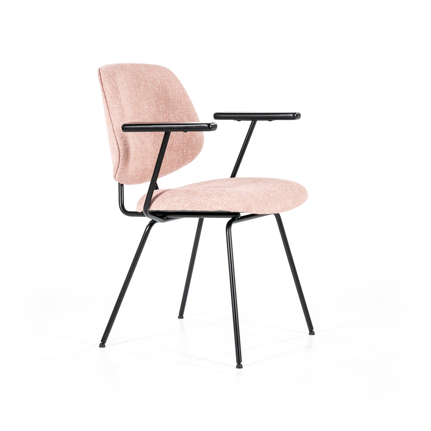 Eleonora Lynn eetkamerstoel met arm Roze