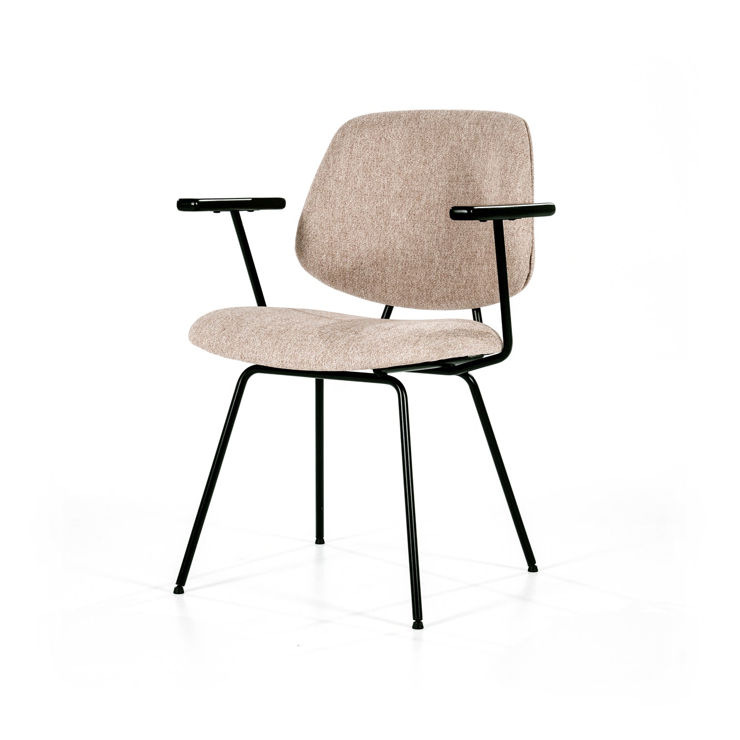 Eleonora Lynn eetkamerstoel met arm Beige
