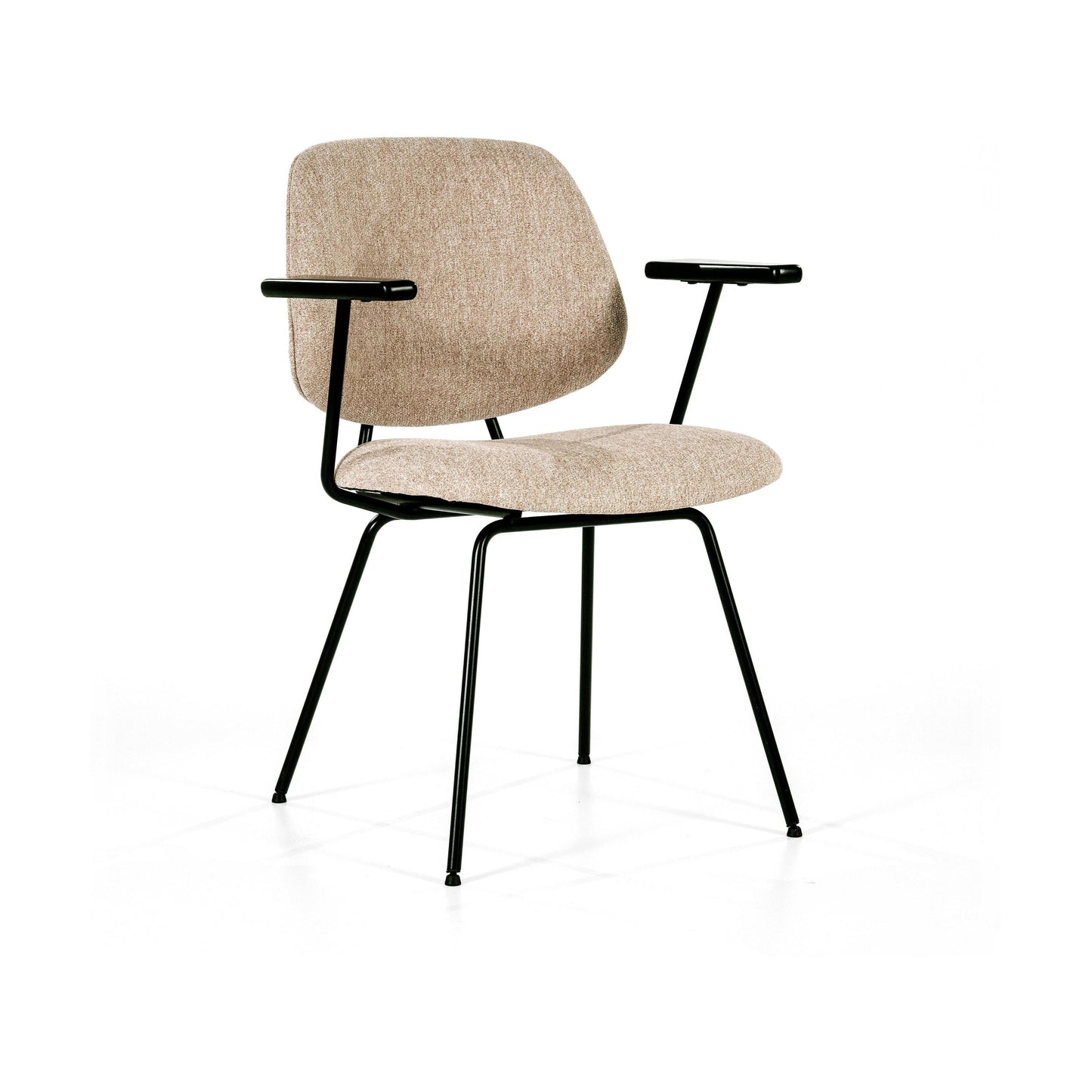 Eleonora Lynn eetkamerstoel met arm Beige