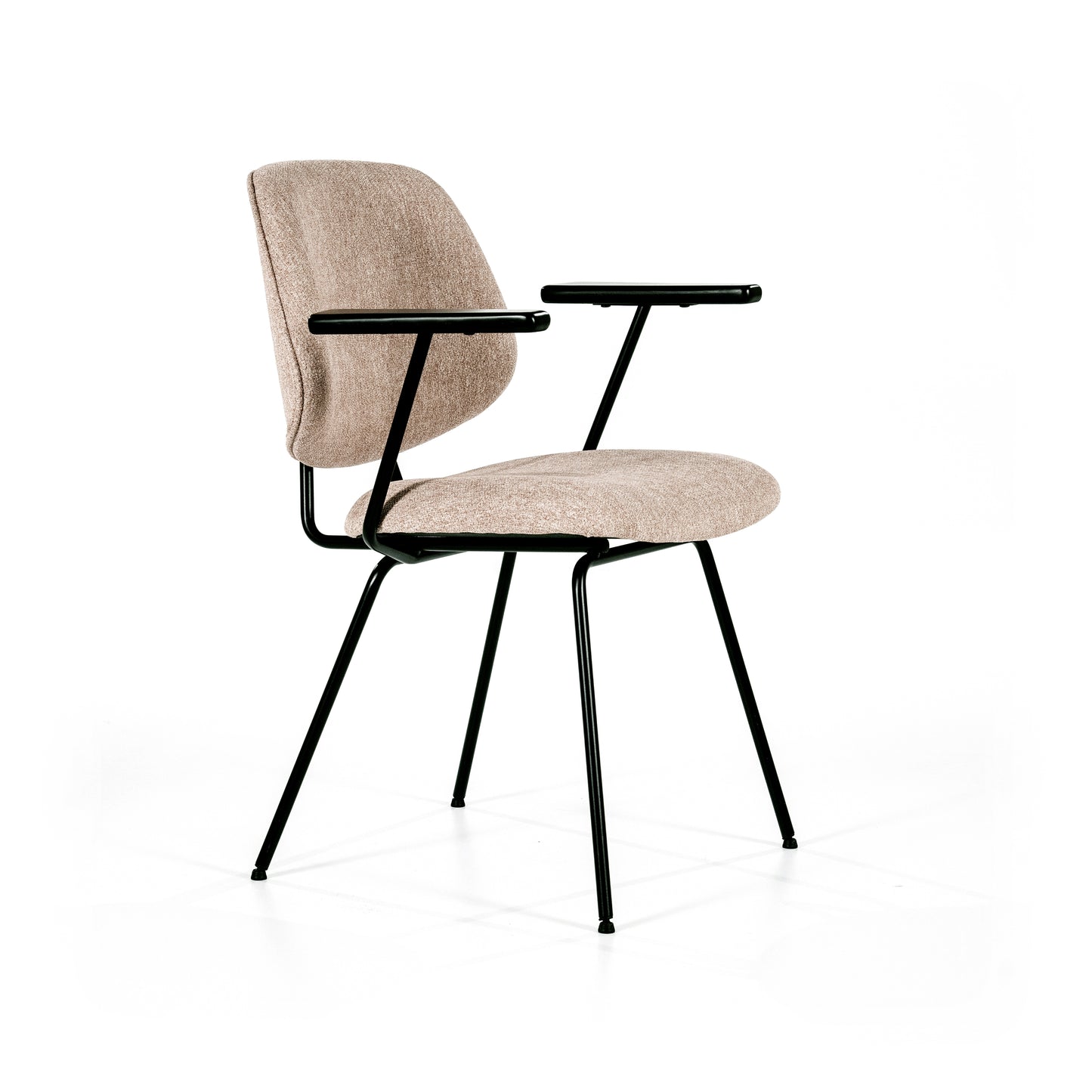 Eleonora Lynn eetkamerstoel met arm Beige