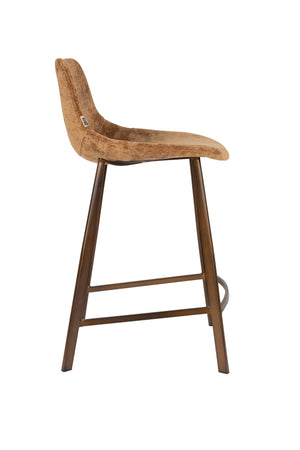Dutchbone Franky barkruk H65 Cognac