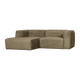 WOOOD Bean chaise longue bank links Structure Velvet Spices