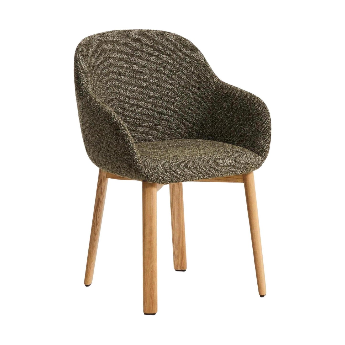 Kave Home Meila eetkamerstoel met arm chenille Green