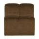 WOOOD Mojo eetkamerbank 84 cm met rugleuning velvet Honinggeel