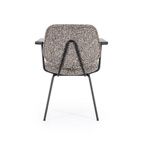 Eleonora Jon eetkamerstoel met arm Maywood Taupe