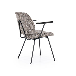 Eleonora Jon eetkamerstoel met arm Maywood Taupe