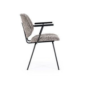 Eleonora Jon eetkamerstoel met arm Maywood Taupe
