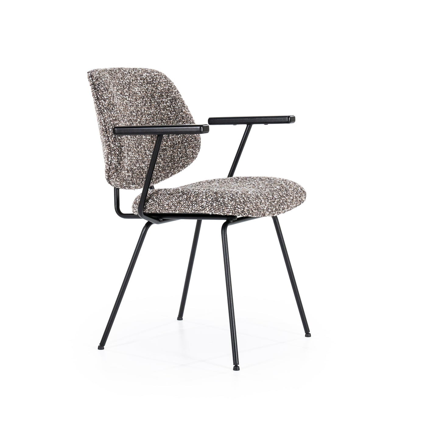 Eleonora Jon eetkamerstoel met arm Maywood Taupe