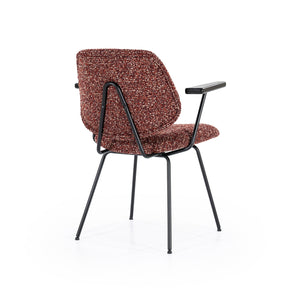 Eleonora Jon eetkamerstoel met arm Maywood Rood