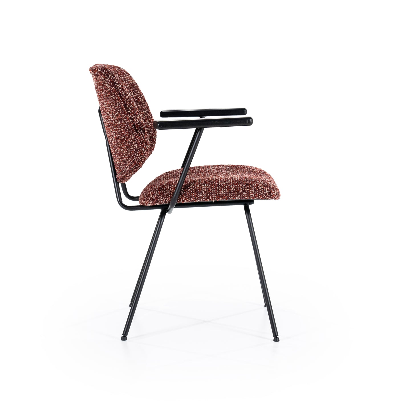 Eleonora Jon eetkamerstoel met arm Maywood Rood