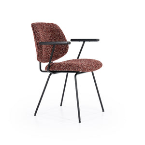 Eleonora Jon eetkamerstoel met arm Maywood Rood